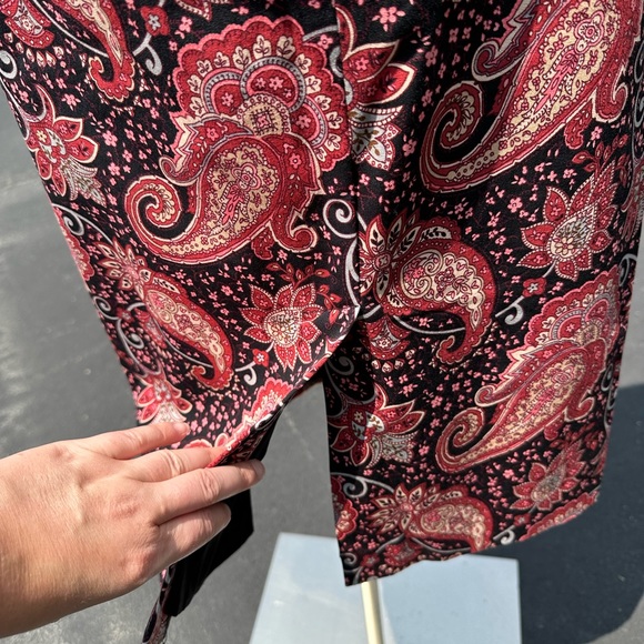 Talbots Paisley Pencil Skirt - Picture 3 of 6